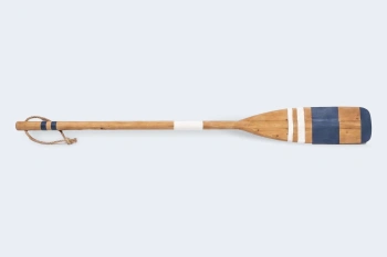 Długie wiosło dekoracyjne 150 cm - rustykalne, wzór 2