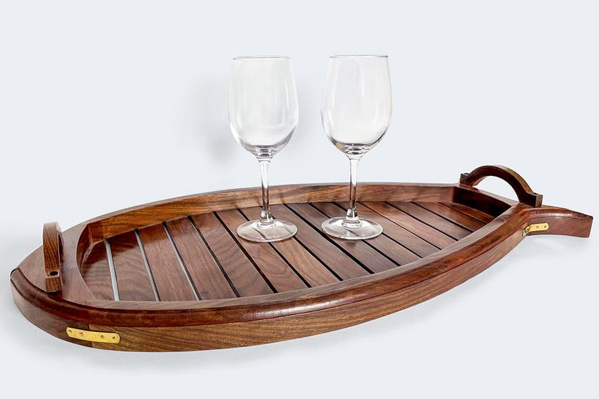 Morskie dodatki do jadalni taca