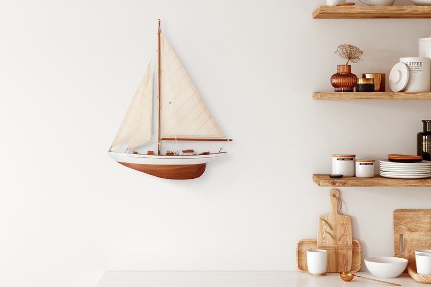 Jacht na ścianę do kuchni